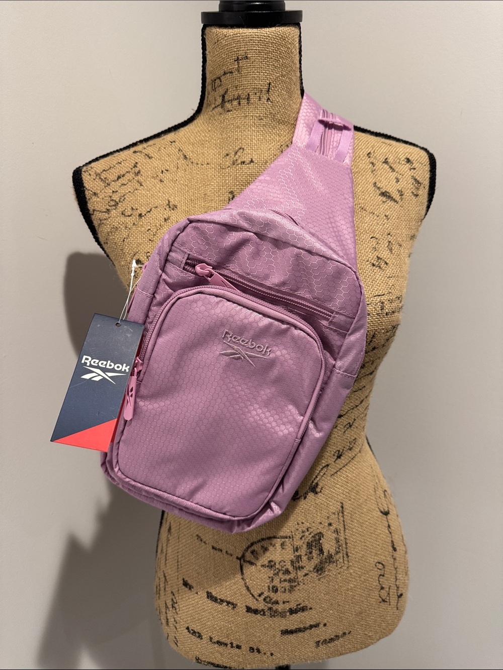 NWT Reebok Smoky Grape Color Crossbody Sling Bag
